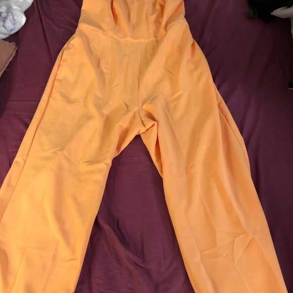 Lane Bryant Pale orange jumpsuit romper size 16 - Picture 6 of 6
